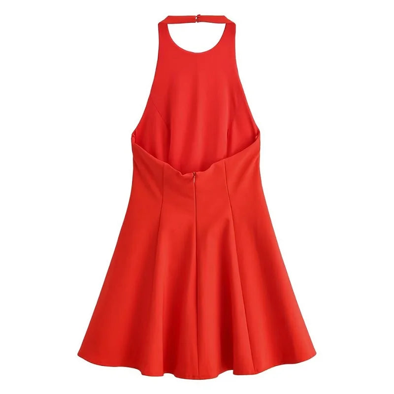 Belle Halter Mini Dress