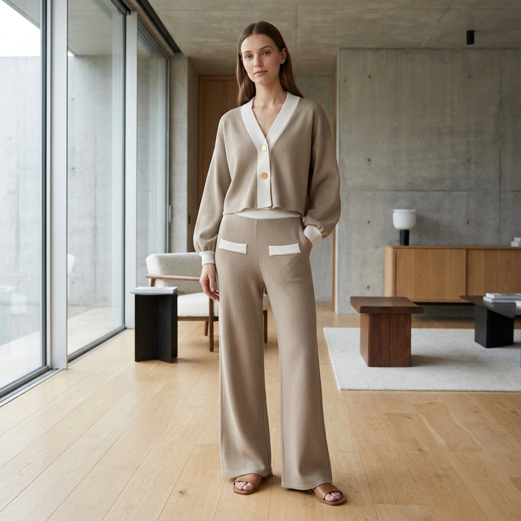 Emilia Lurex Co-Ord - On-Model Look