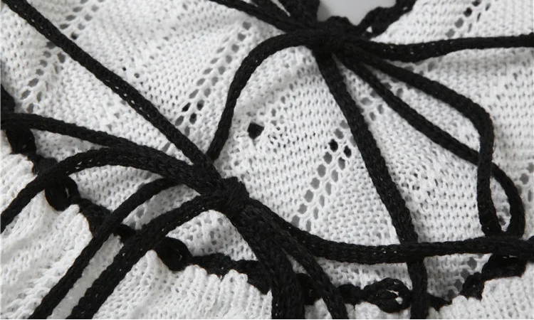 Tessa Crochet Halter Dress