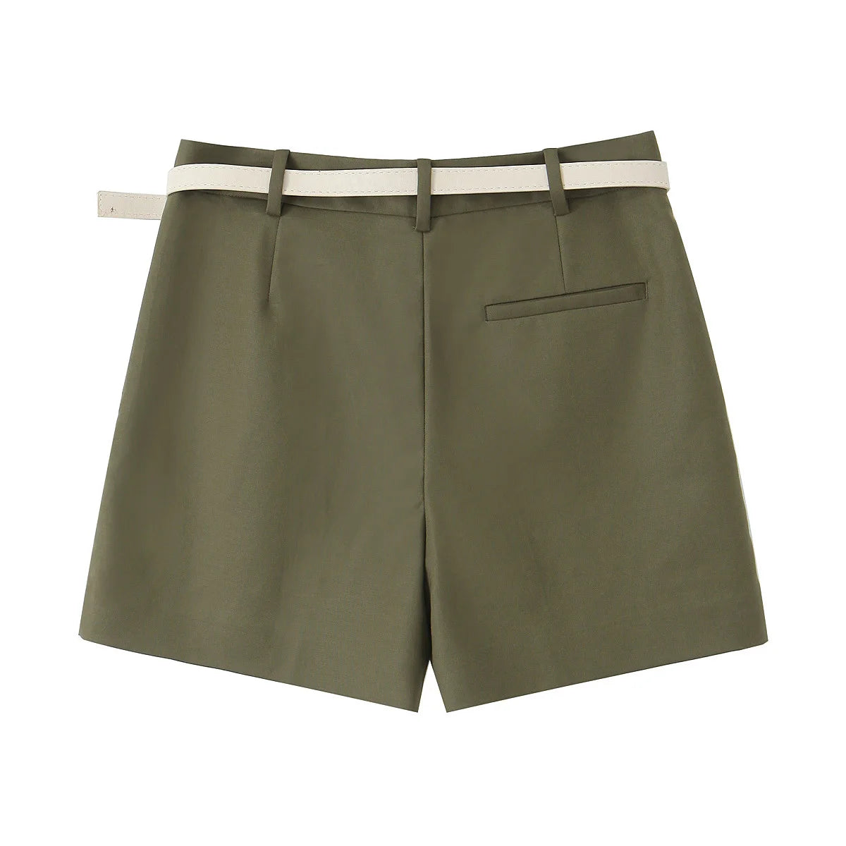 High-Waisted Pleated Amelie Shorts