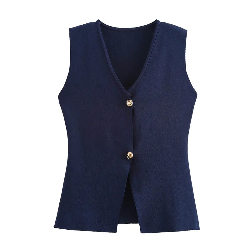 Sutton Knit Vest Top