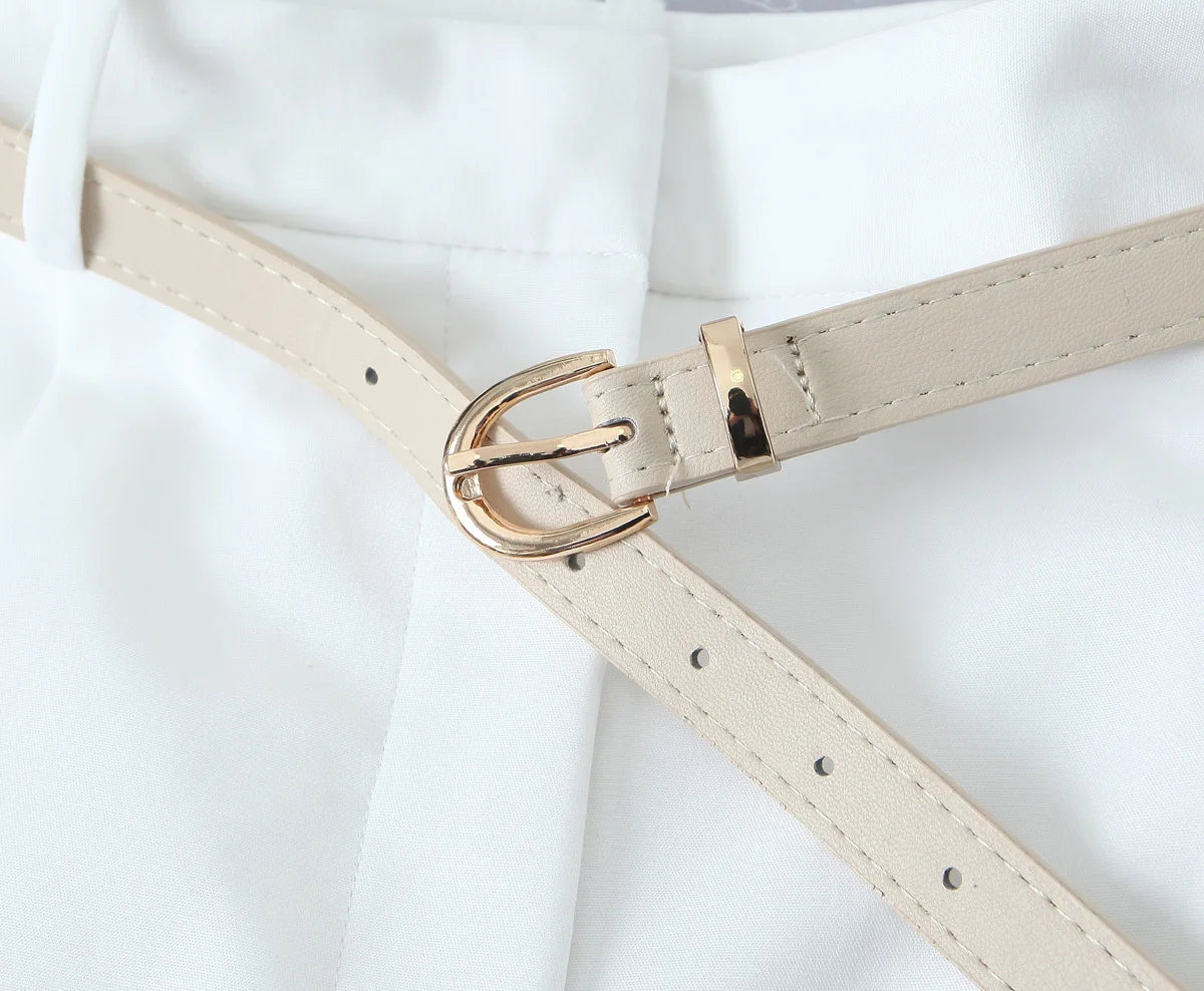 High-Waisted Pleated Amelie Shorts