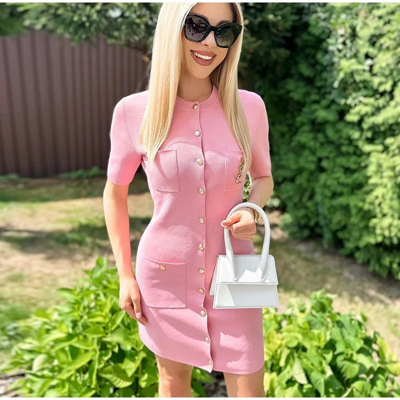 Sarah Knitted Mini Dress