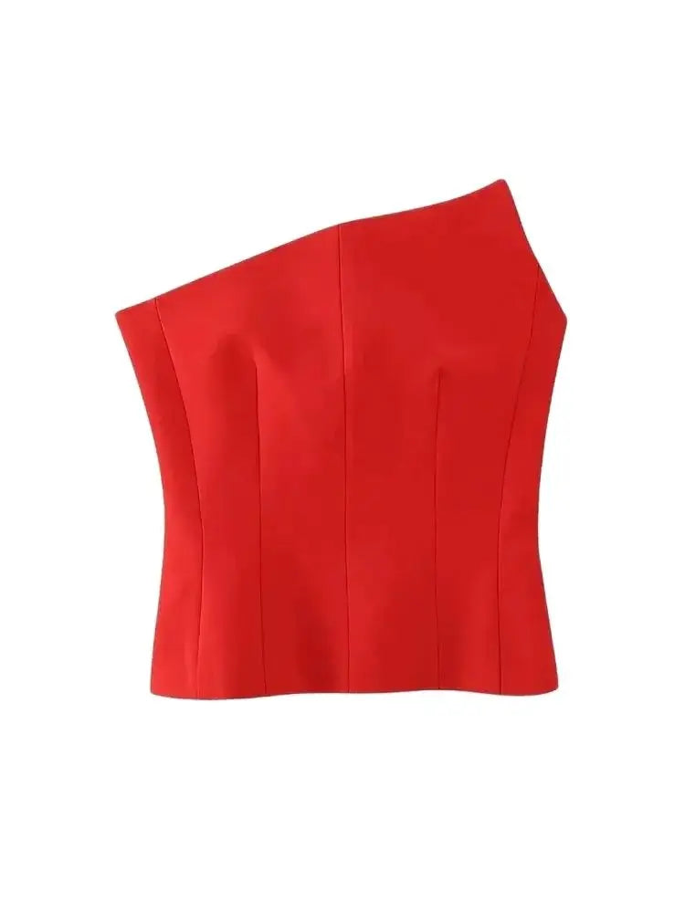 Harper Asymmetrical Bandeau Top