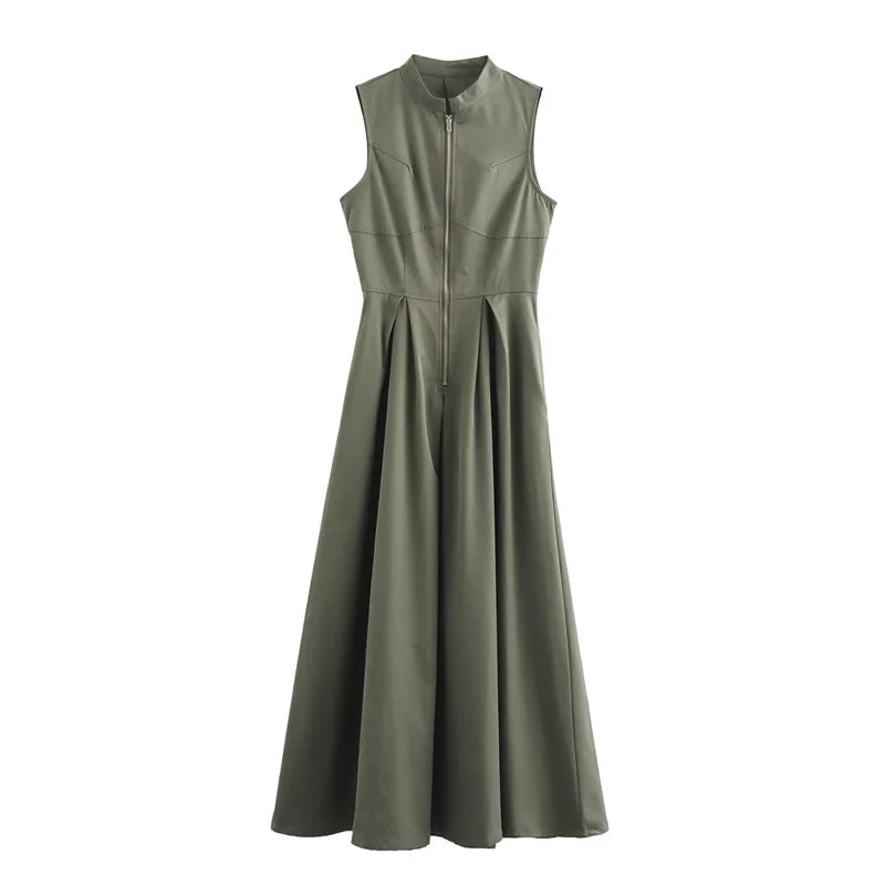 Bijou Zip Maxi Dress