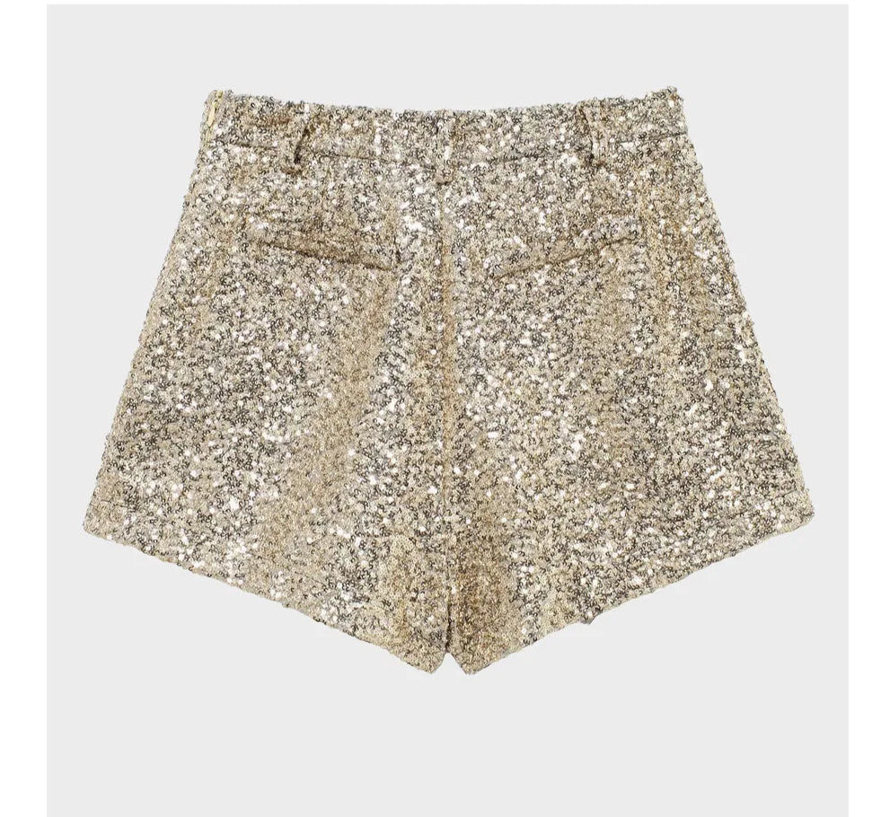 Elle Sequin Shorts