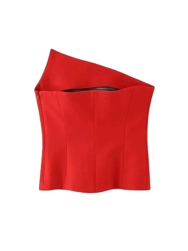 Harper Asymmetrical Bandeau Top