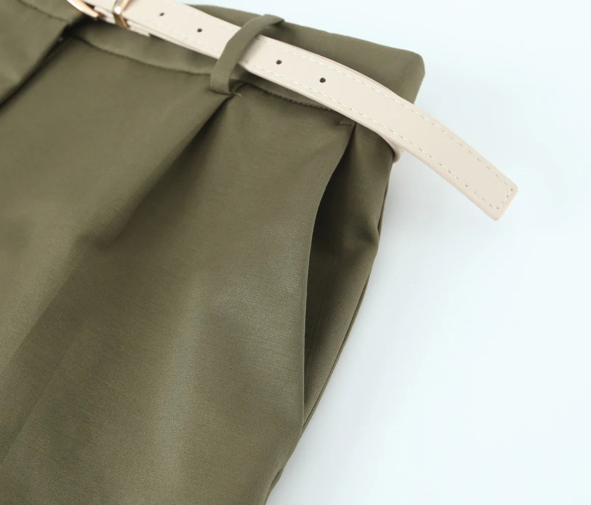 High-Waisted Pleated Amelie Shorts