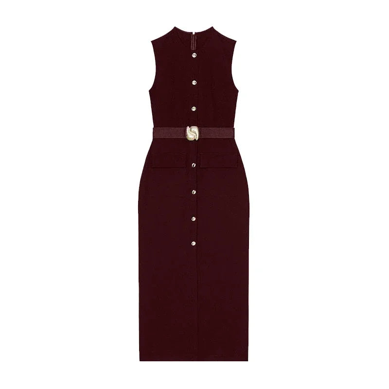 Tabitha Button Maxi Dress