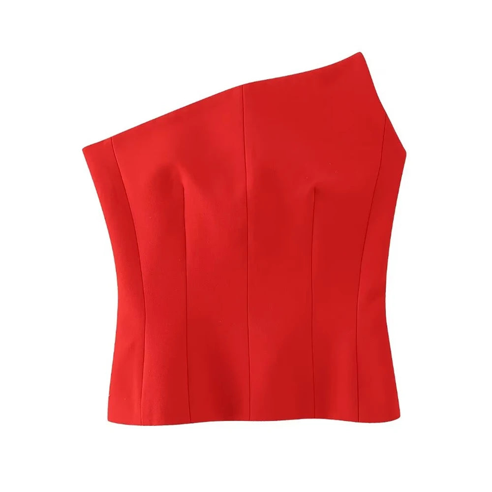 Harper Asymmetrical Bandeau Top