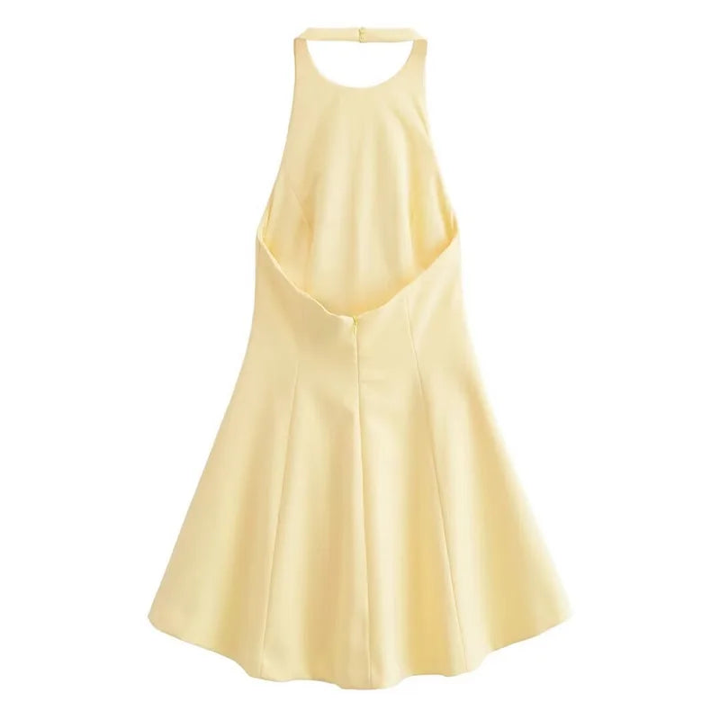 Belle Halter Mini Dress