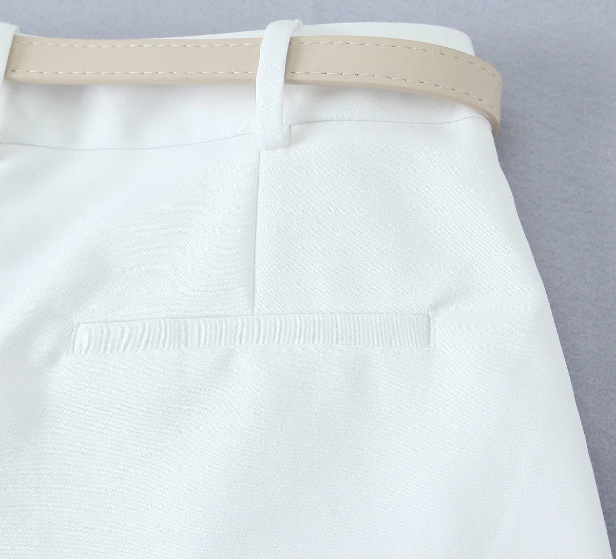 High-Waisted Pleated Amelie Shorts
