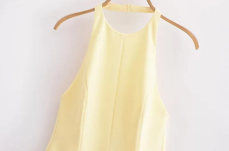 Belle Halter Mini Dress