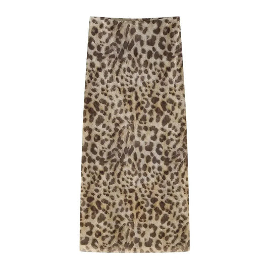 Lulu Leopard Print Skirt