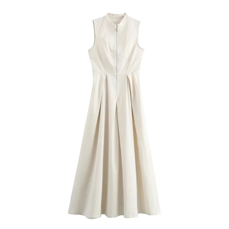 Bijou Zip Maxi Dress
