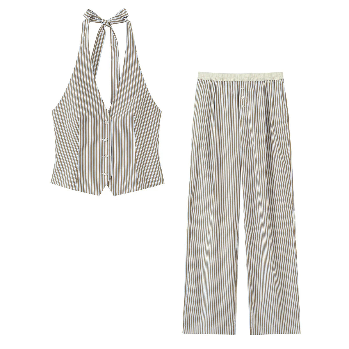 Nina Striped Suit Co-Ord Set