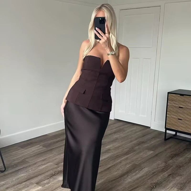 Elizabeth Strapless Top