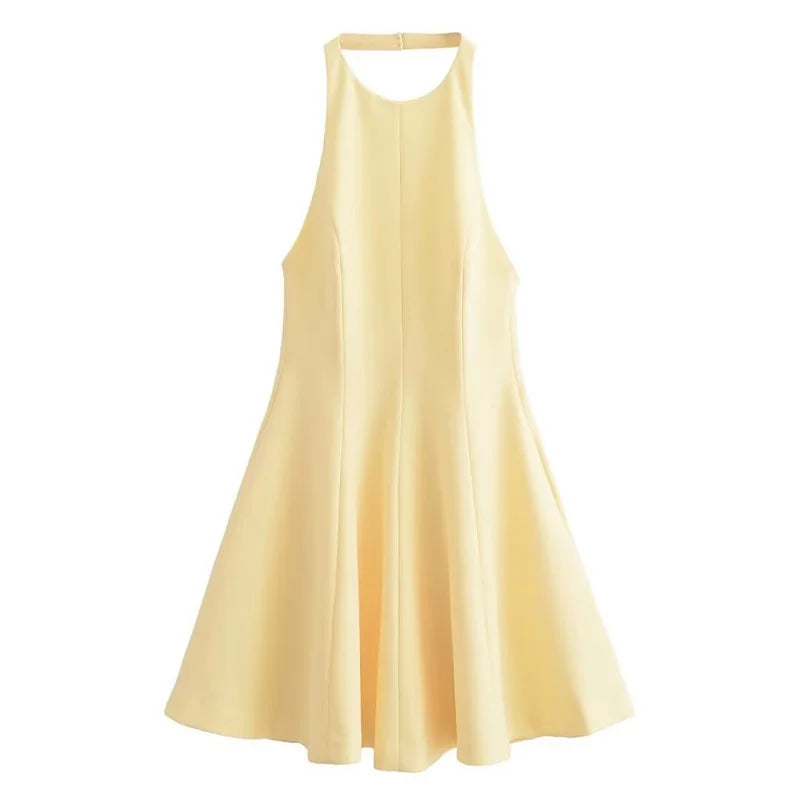 Belle Halter Mini Dress
