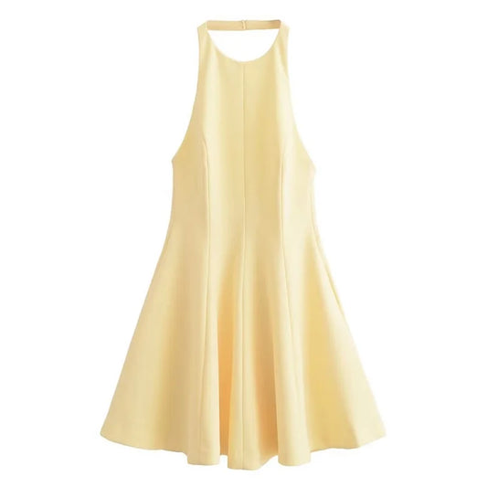 Belle Halter Mini Dress