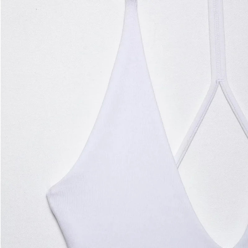 Daisy Halter Ruffle Mini Dress