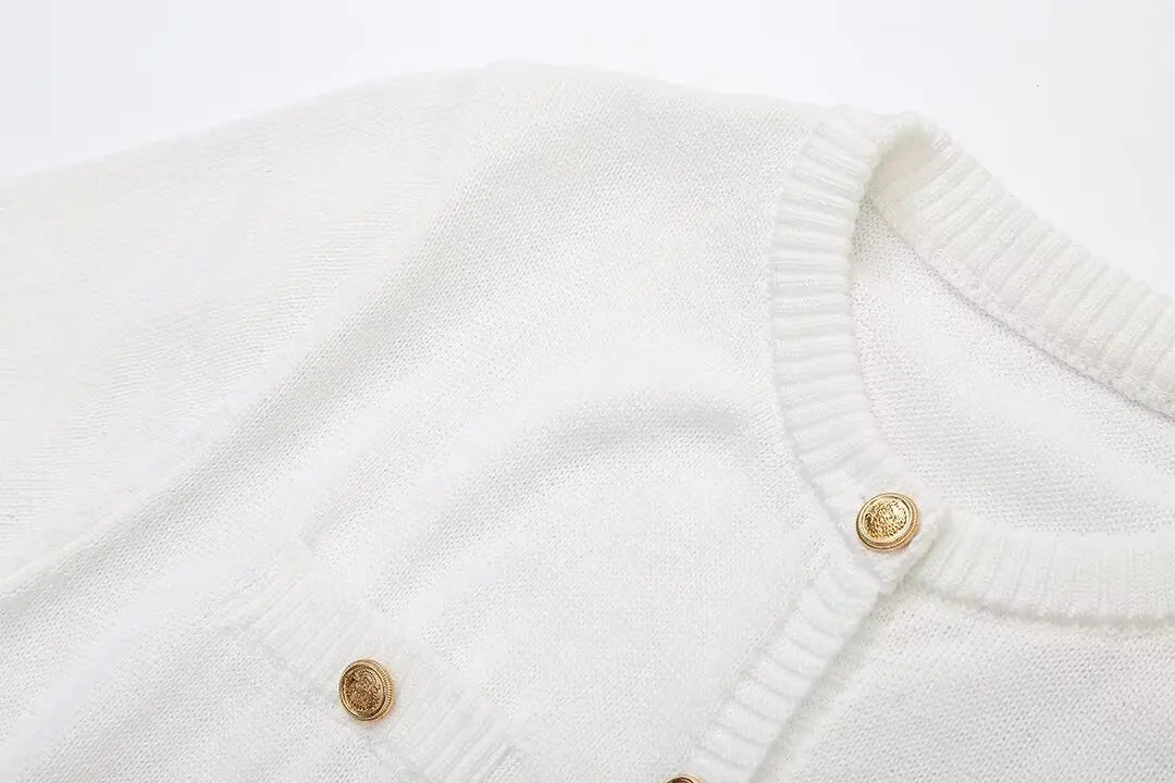 Araminta Button Short Sleeve Dress