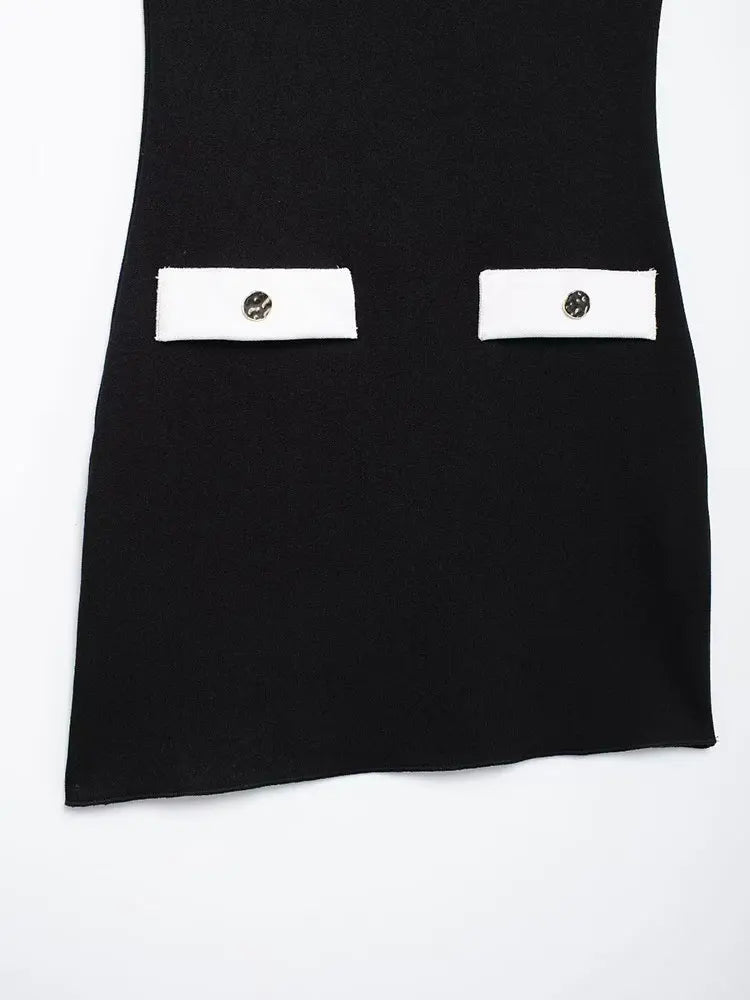 Cecilia Sleeveless Chic Knit Dress