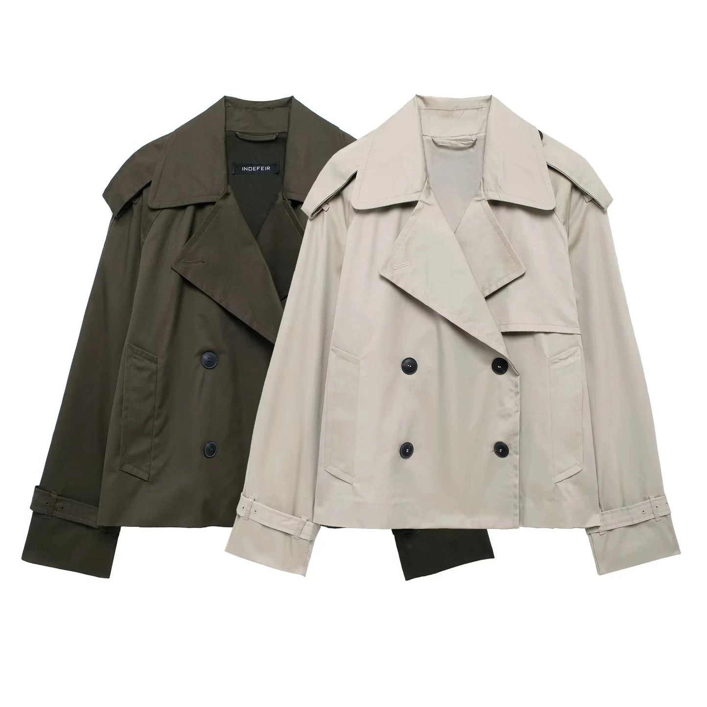 Rhia Casual Short Trench Coat
