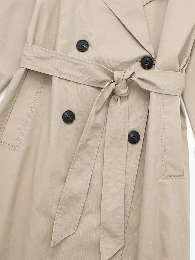 Anastasia Double-Breasted Trench Coat