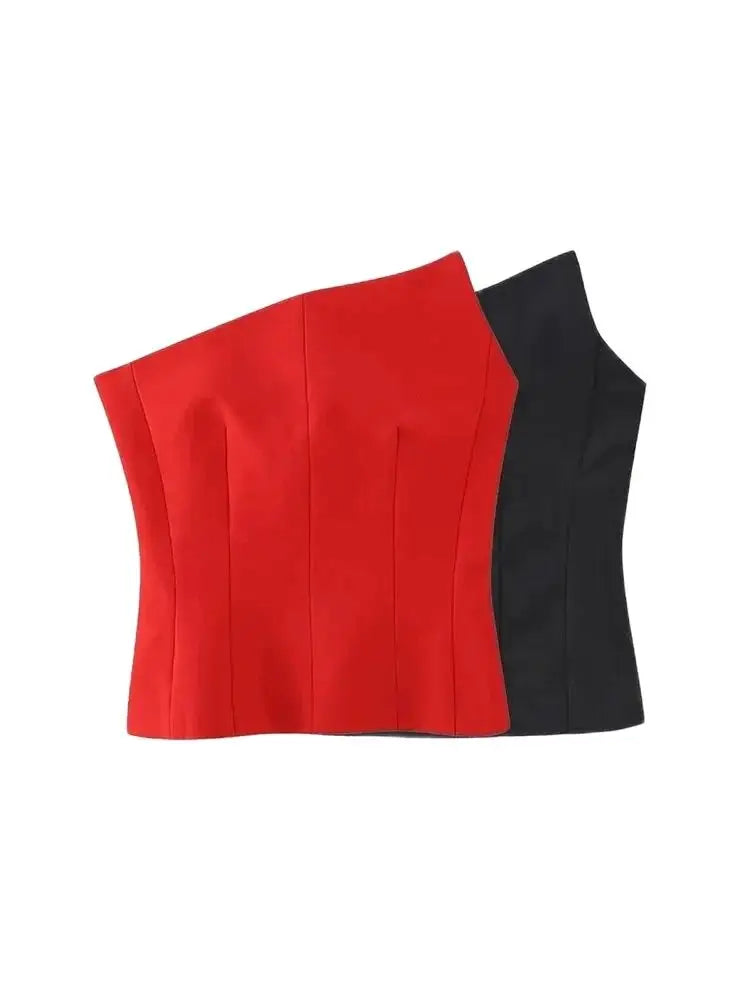 Harper Asymmetrical Bandeau Top
