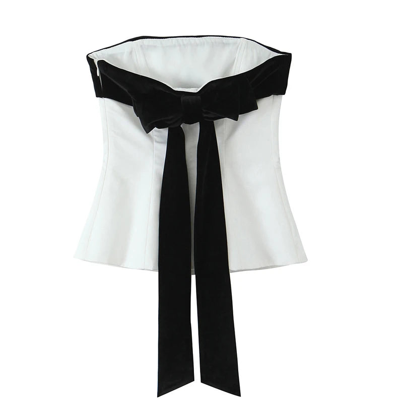 Francesca Bandeau Bow Top