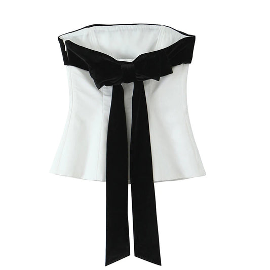 Francesca Bandeau Bow Top