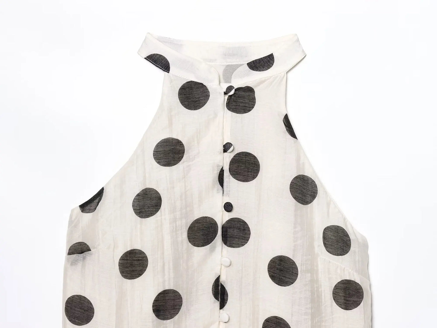 Chic Polka Dot Sophia Halter Co-Ord Set