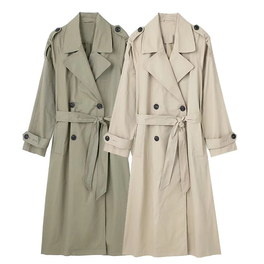 Anastasia Double-Breasted Trench Coat