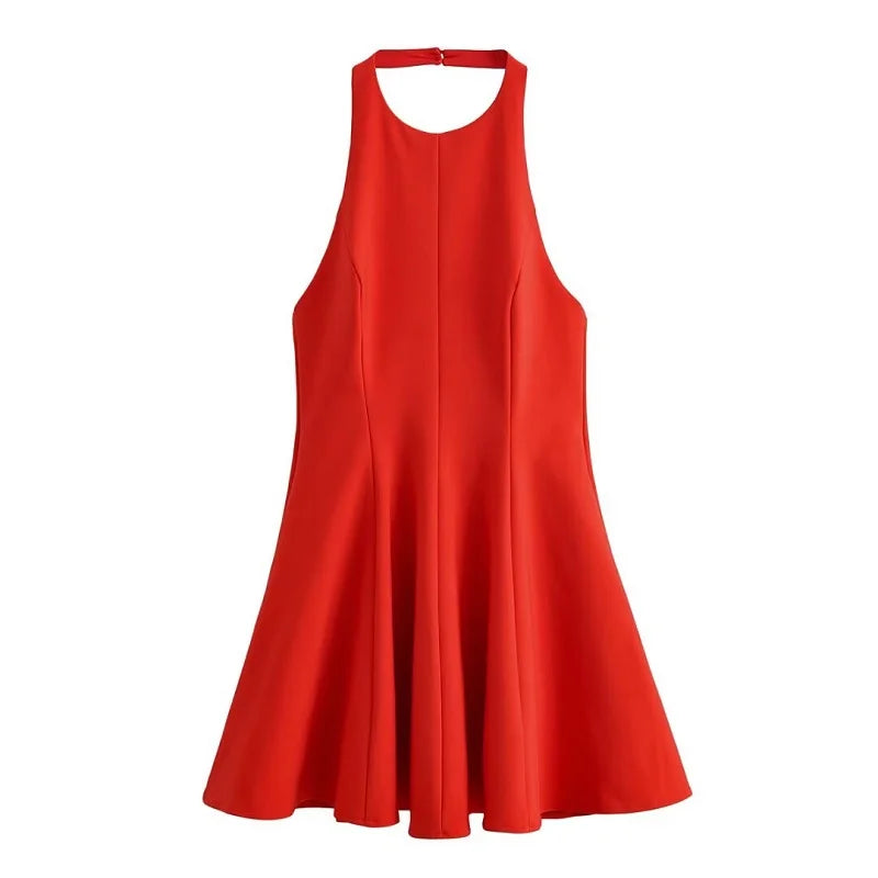 Belle Halter Mini Dress