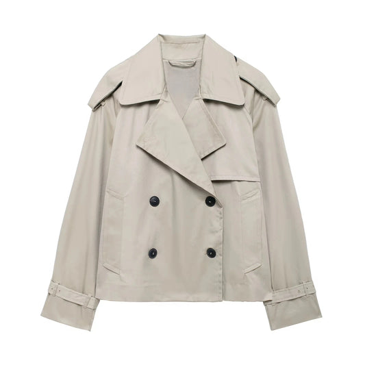 Rhia Casual Short Trench Coat