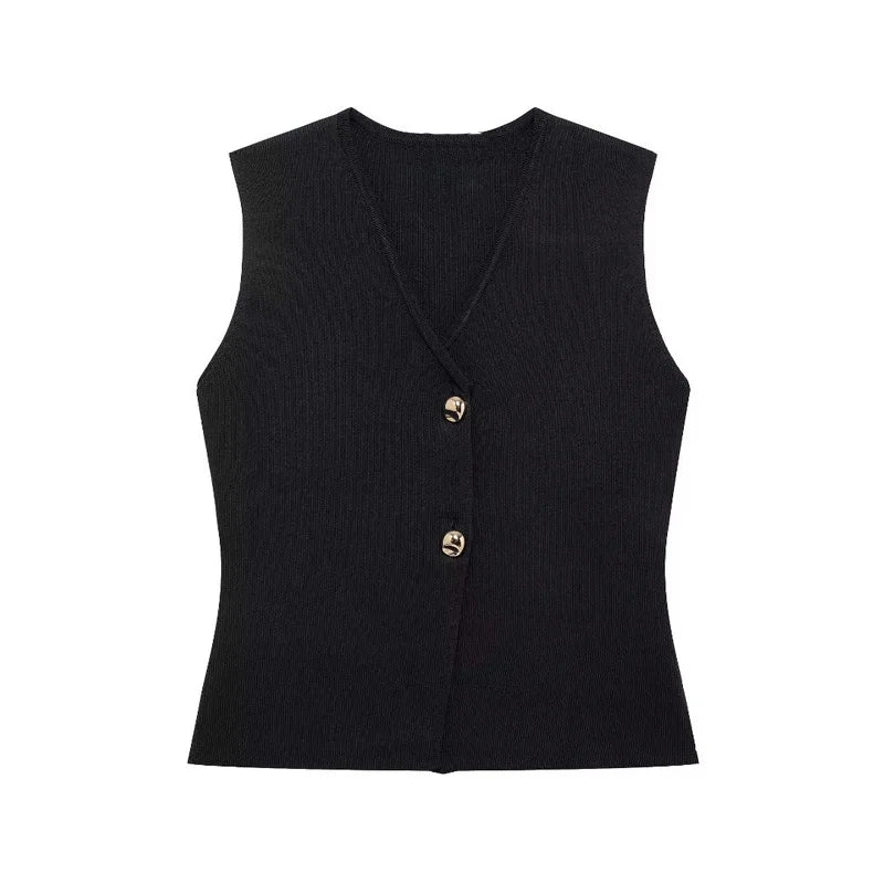 Sutton Knit Vest Top