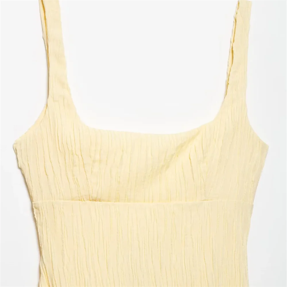 Backless Square Neck A-Line Charlotte Maxi Dress