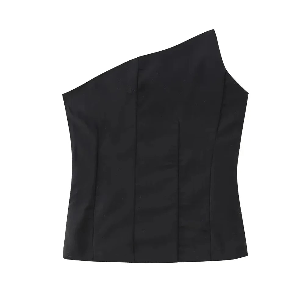 Harper Asymmetrical Bandeau Top