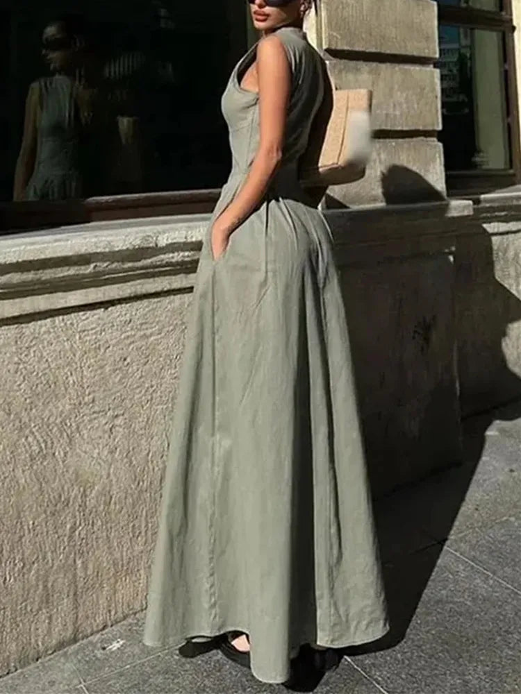 Bijou Zip Maxi Dress