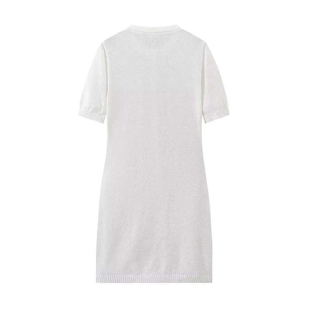 Araminta Button Short Sleeve Dress