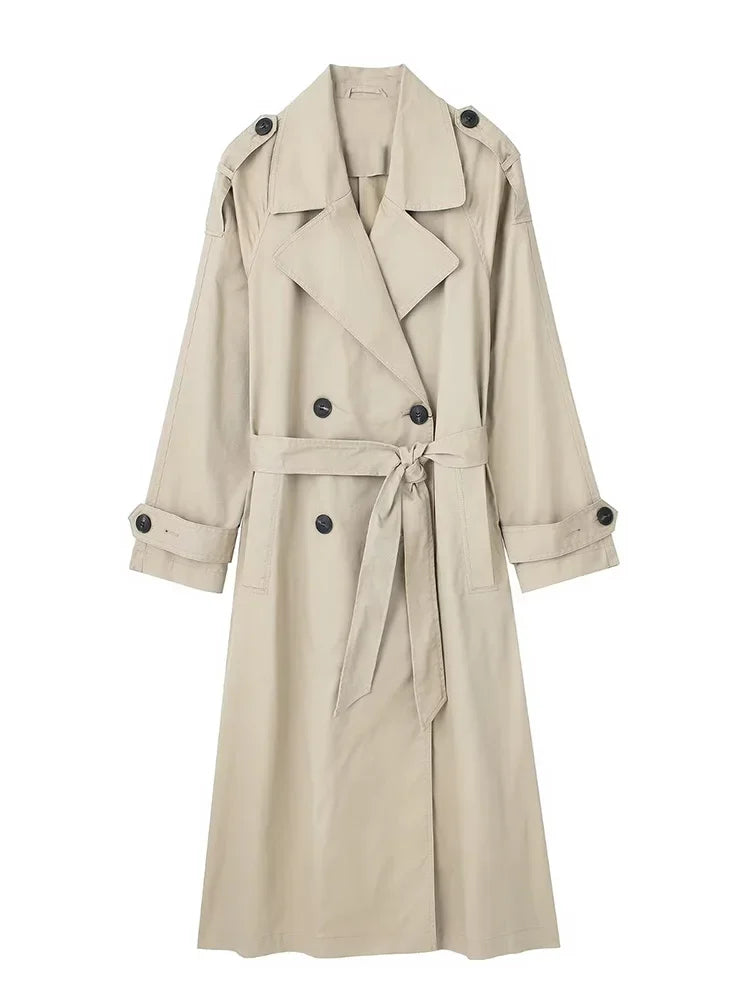 Anastasia Double-Breasted Trench Coat
