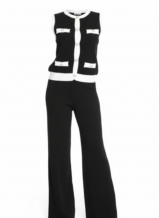 Vivienne Knit Co-Ord - Black