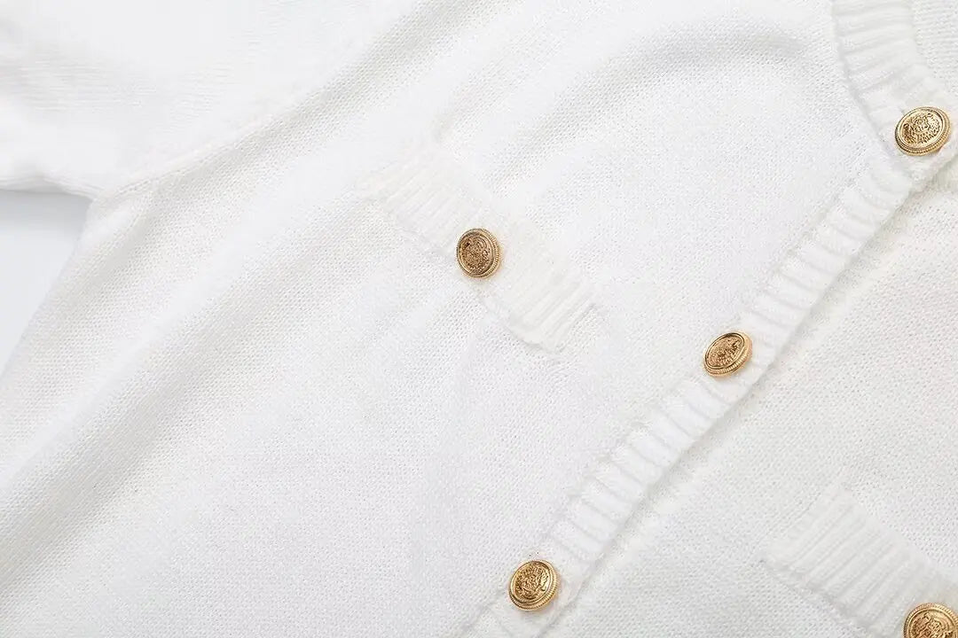 Araminta Button Short Sleeve Dress
