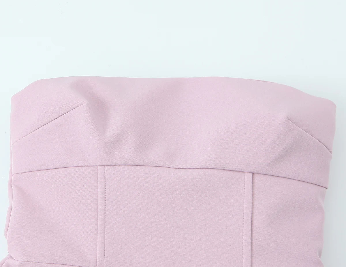 Olivia Strapless Bow A-Line Mini Dress