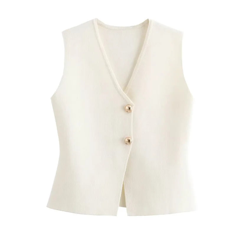Sutton Knit Vest Top