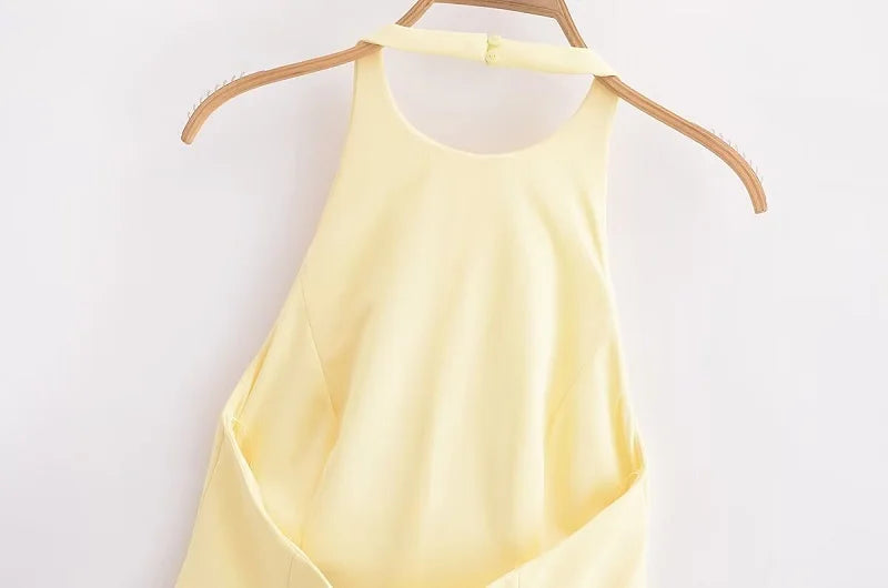 Belle Halter Mini Dress