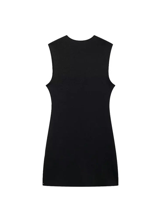 Cecilia Sleeveless Chic Knit Dress