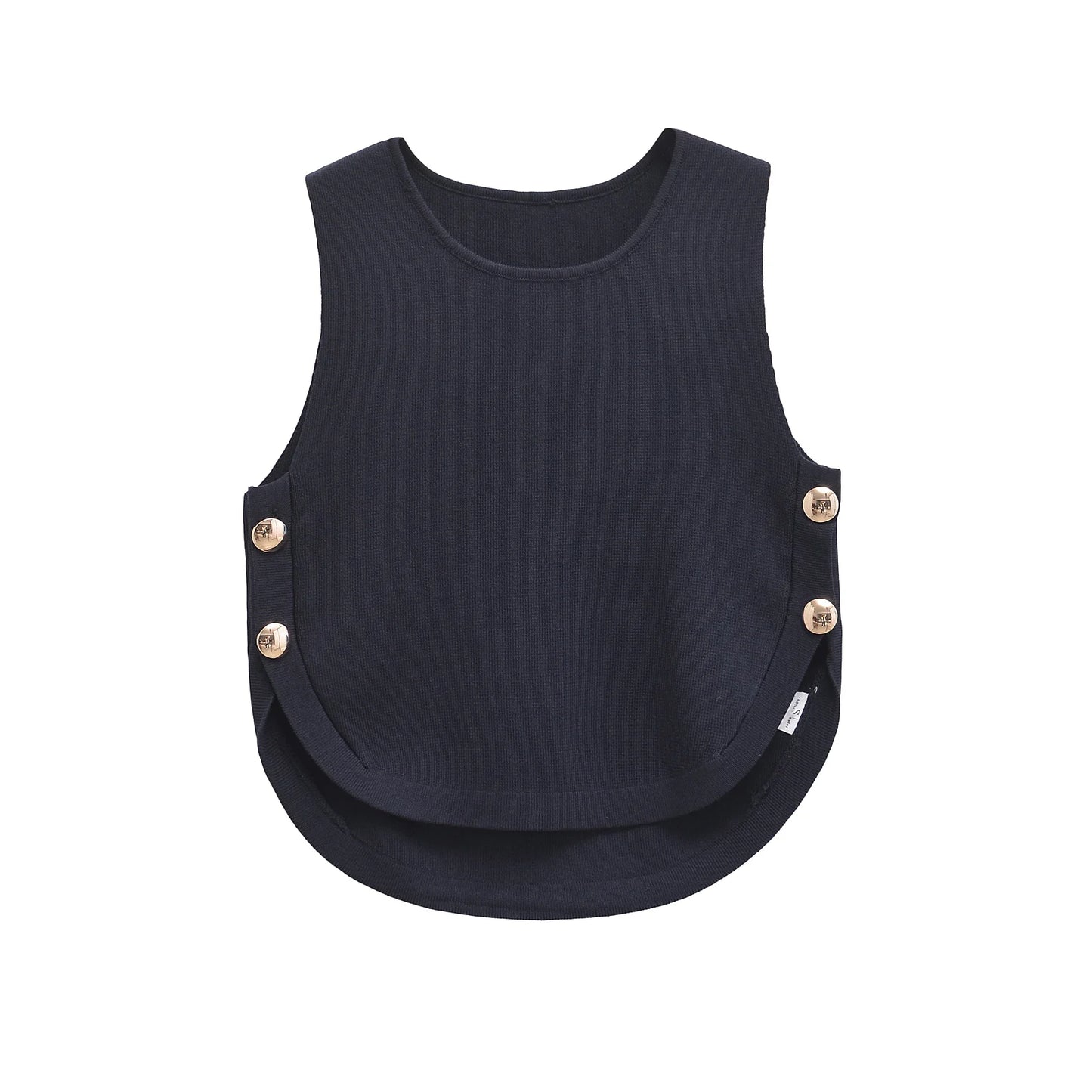 Lily Knitted Sleeveless Crop Top
