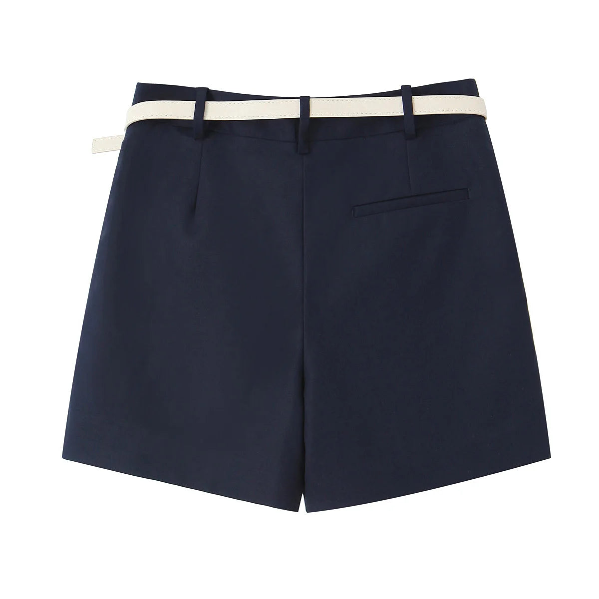 High-Waisted Pleated Amelie Shorts