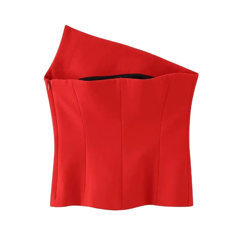 Harper Asymmetrical Bandeau Top